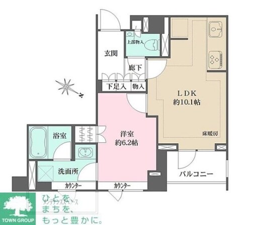 パークハウス中目黒の物件間取画像